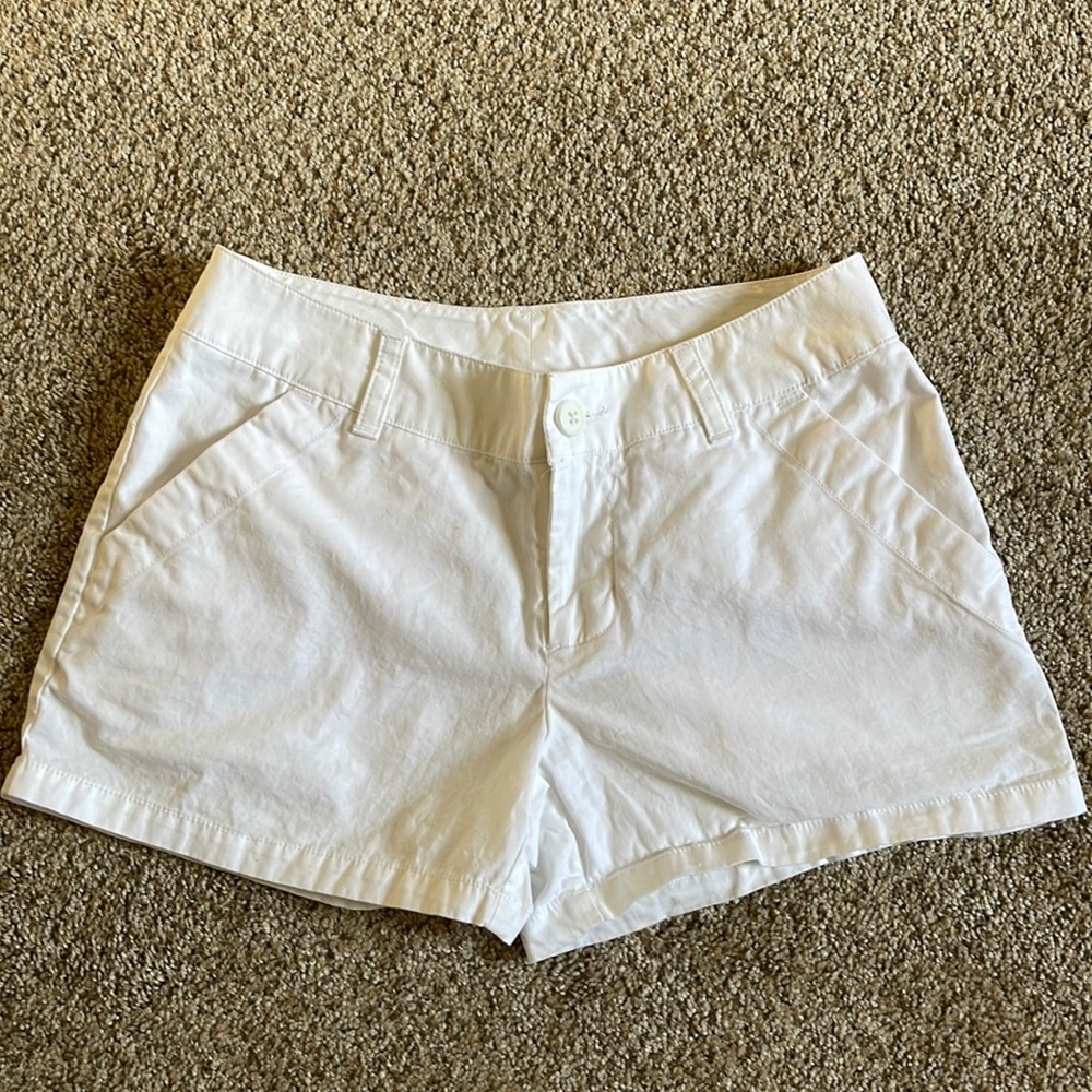 Columbia white shorts -size 8 (see description)